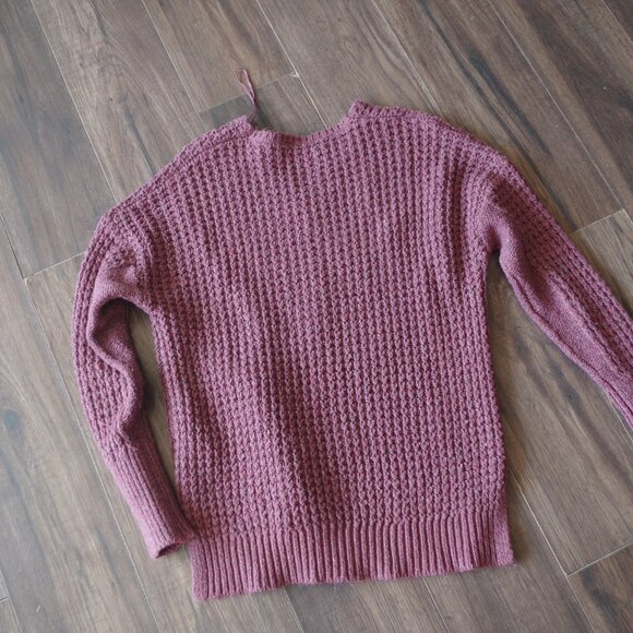 Denver Hayes Plum Color Ladies Sweater - Picture 4 of 4